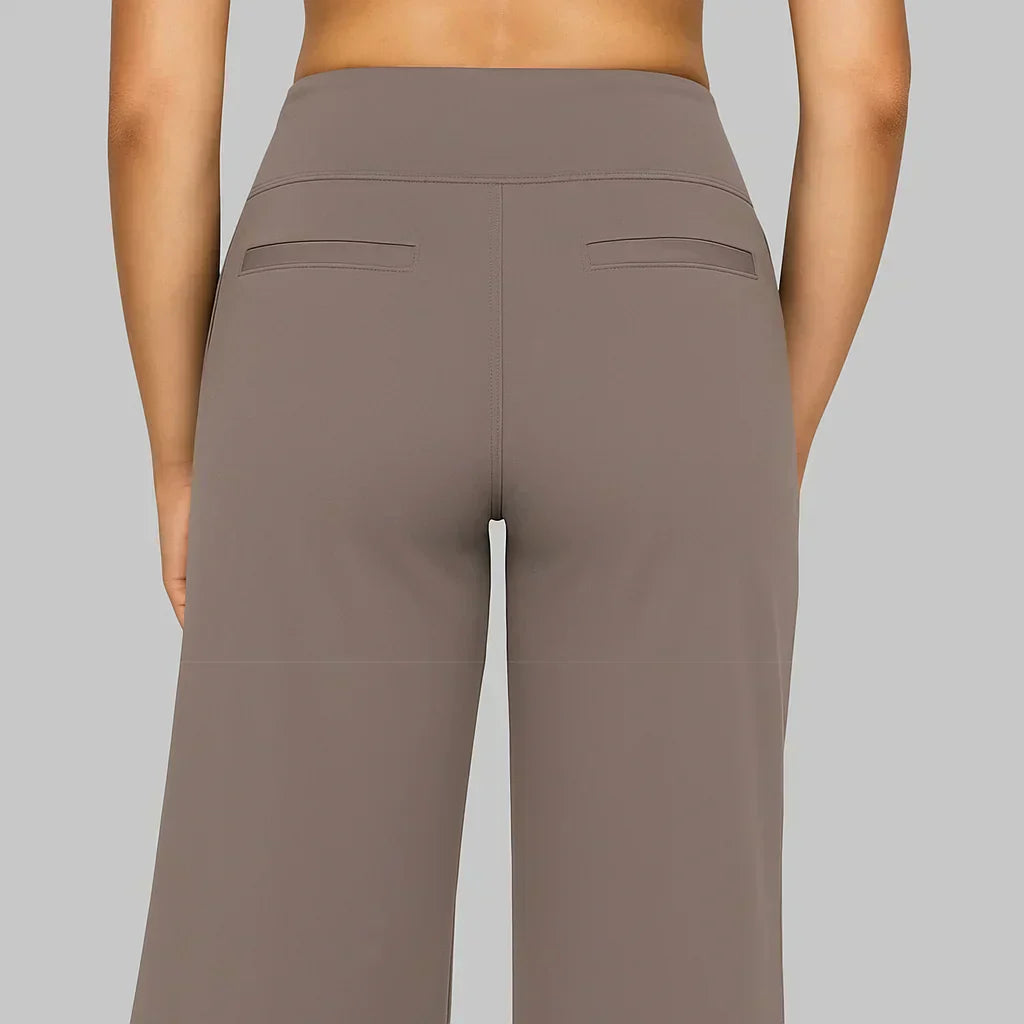 Pantalon Taille Haute – Confort Absolu et Élégance Naturelle