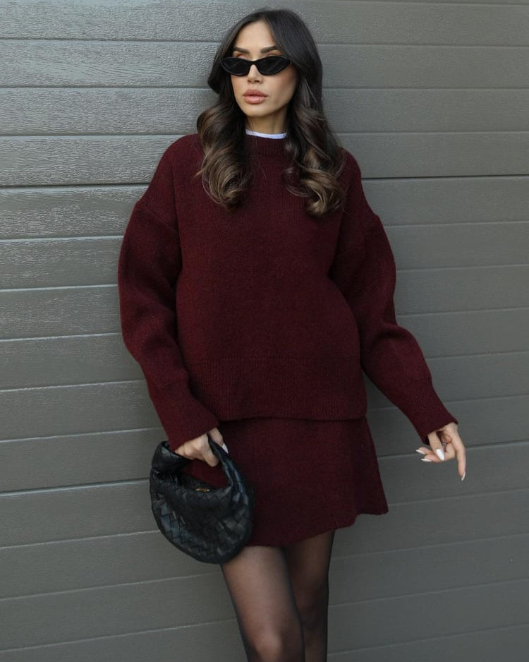 Knit Elegance Set – Confort et style en un seul look