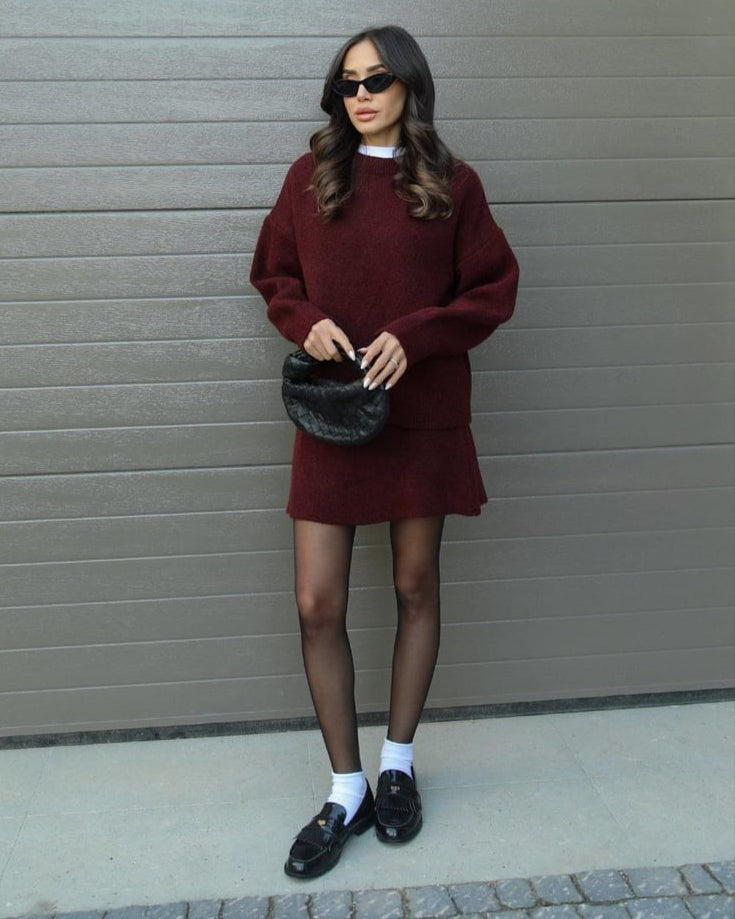 Knit Elegance Set – Confort et style en un seul look