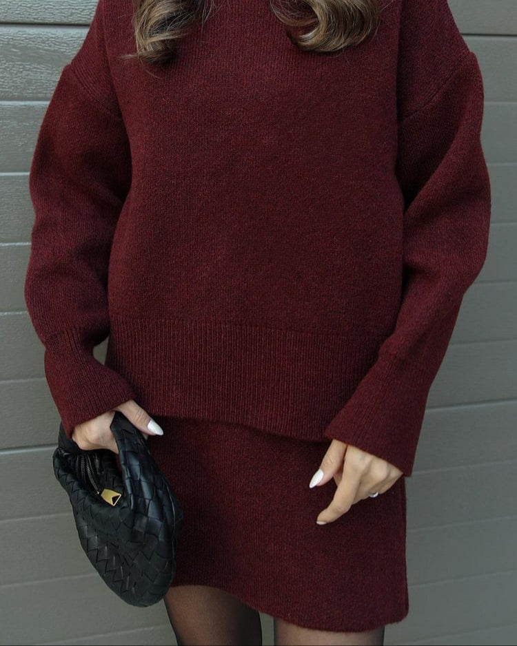 Knit Elegance Set – Confort et style en un seul look