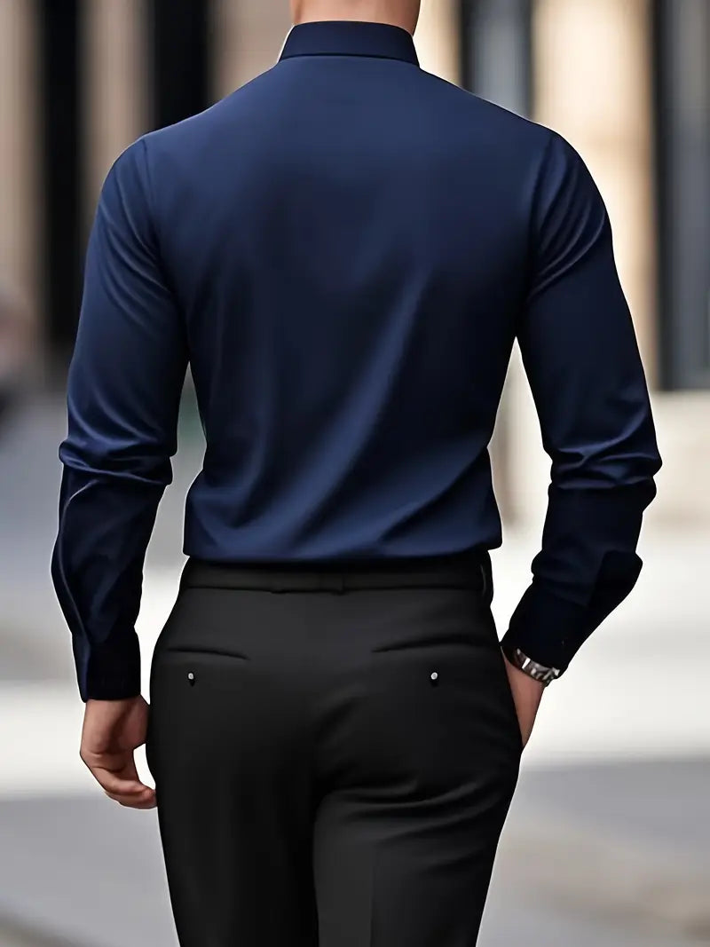 Chemise Slim Fit – Respirante & Élégance Intemporelle