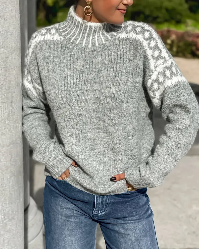 Pull Tricoté Doux – Élégance chaude et confort intemporel