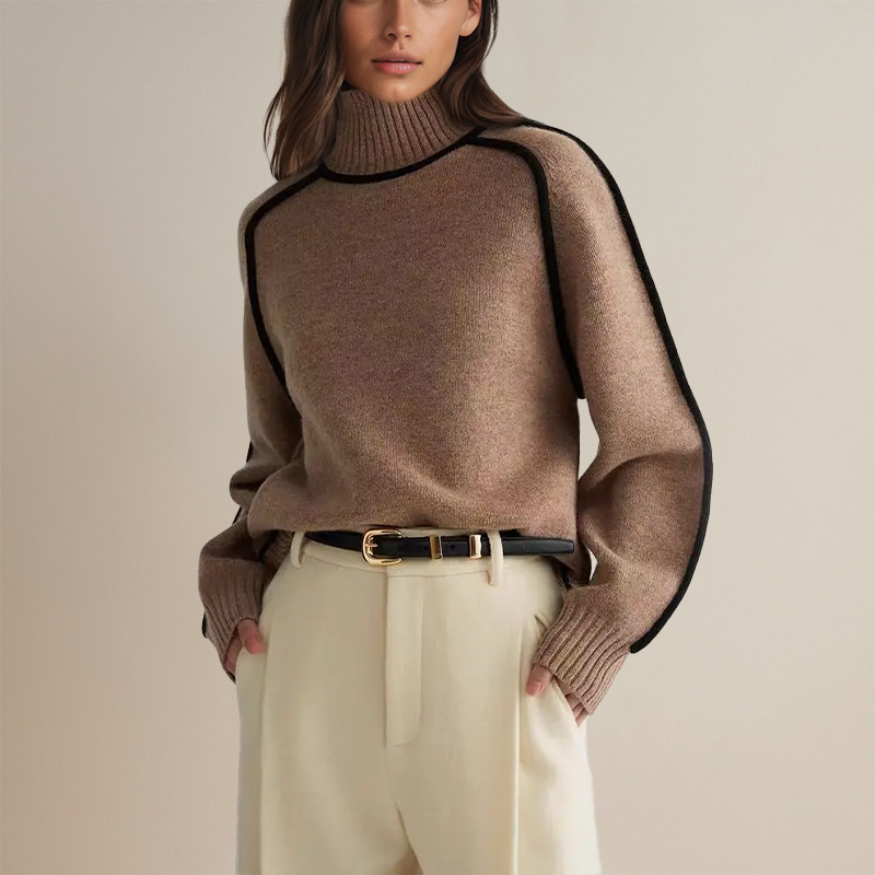 Col Roulé en Maille – Confort Douillet & Style Polyvalent