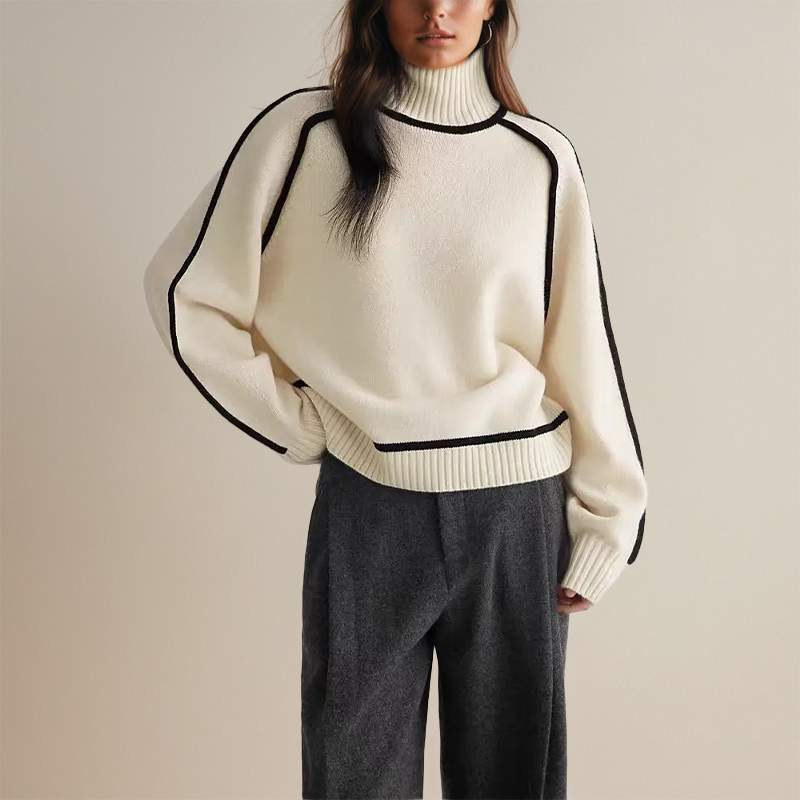 Col Roulé en Maille – Confort Douillet & Style Polyvalent