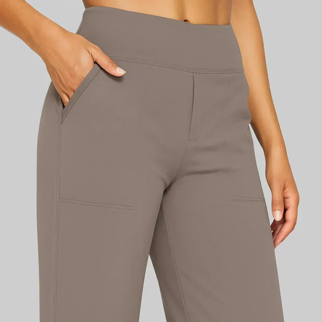 Pantalon Taille Haute – Confort Absolu et Élégance Naturelle