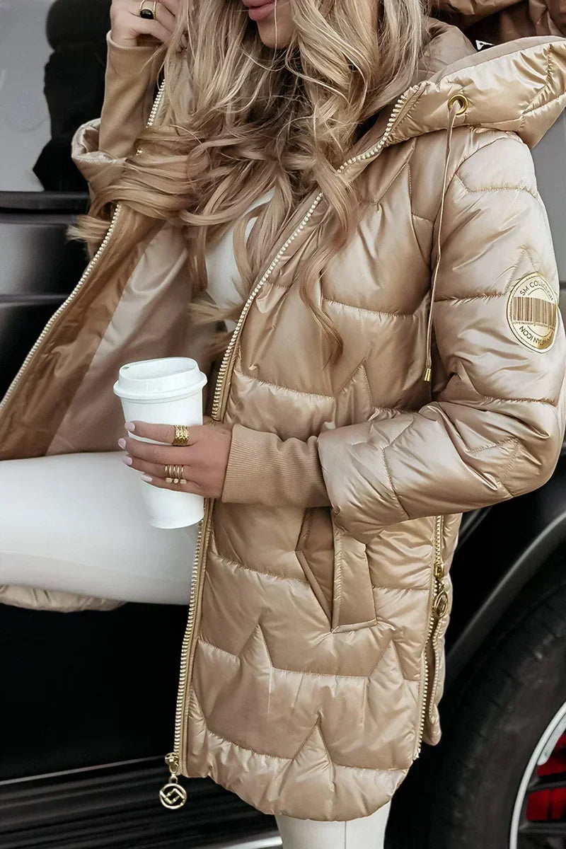 Parka d’Hiver – Chaude & Élégante avec Capuche