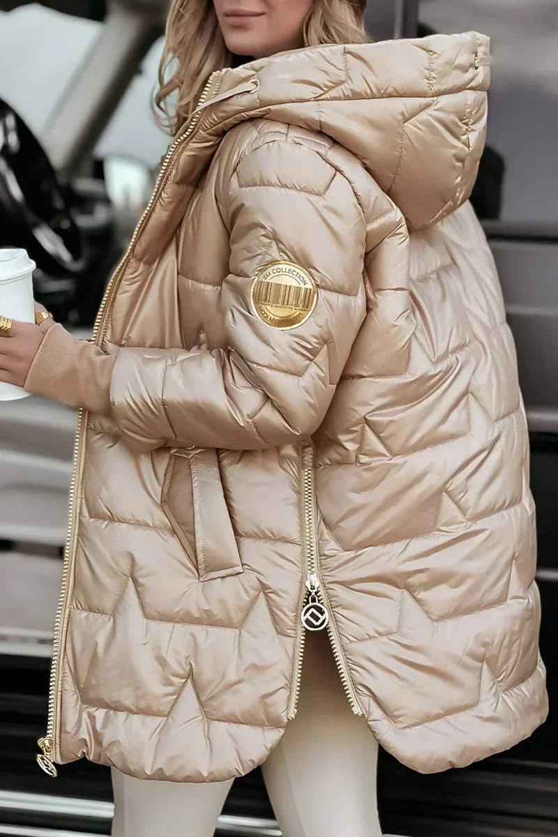 Parka d’Hiver – Chaude & Élégante avec Capuche
