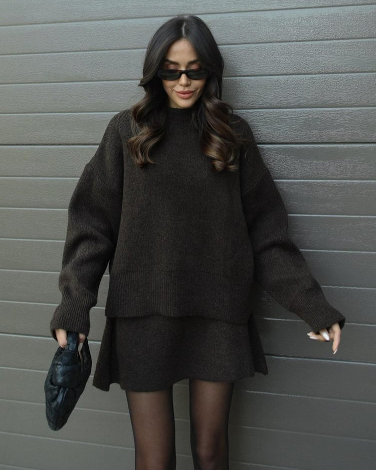 Knit Elegance Set – Confort et style en un seul look