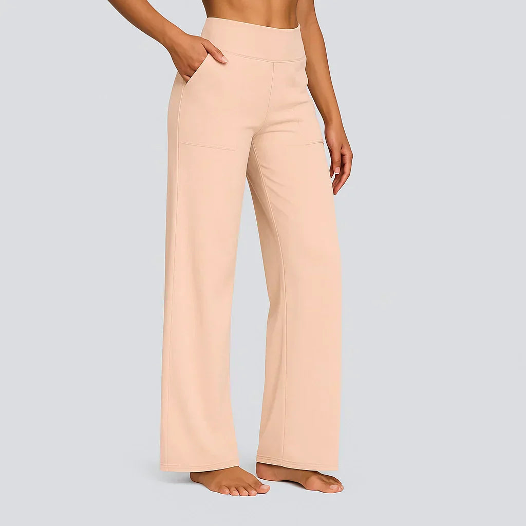 Pantalon Taille Haute – Confort Absolu et Élégance Naturelle
