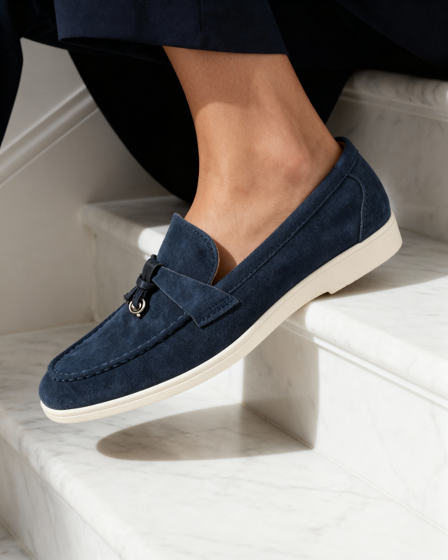 Mocassins en Suédine – Élégance intemporelle & confort absolu