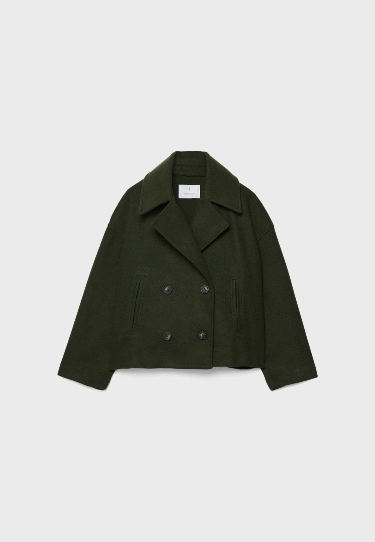 Veste Croisée Courte – Élégance Intemporelle