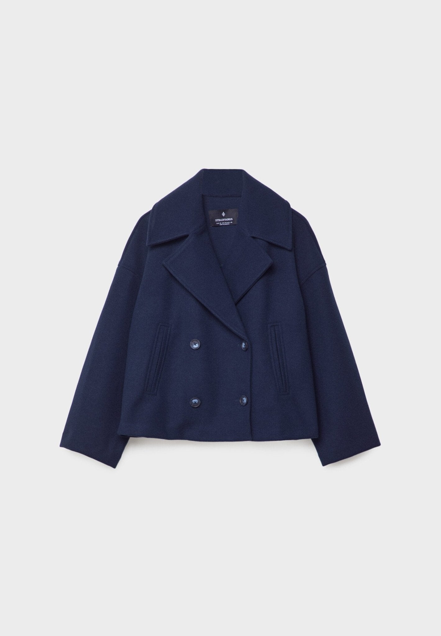 Veste Croisée Courte – Élégance Intemporelle