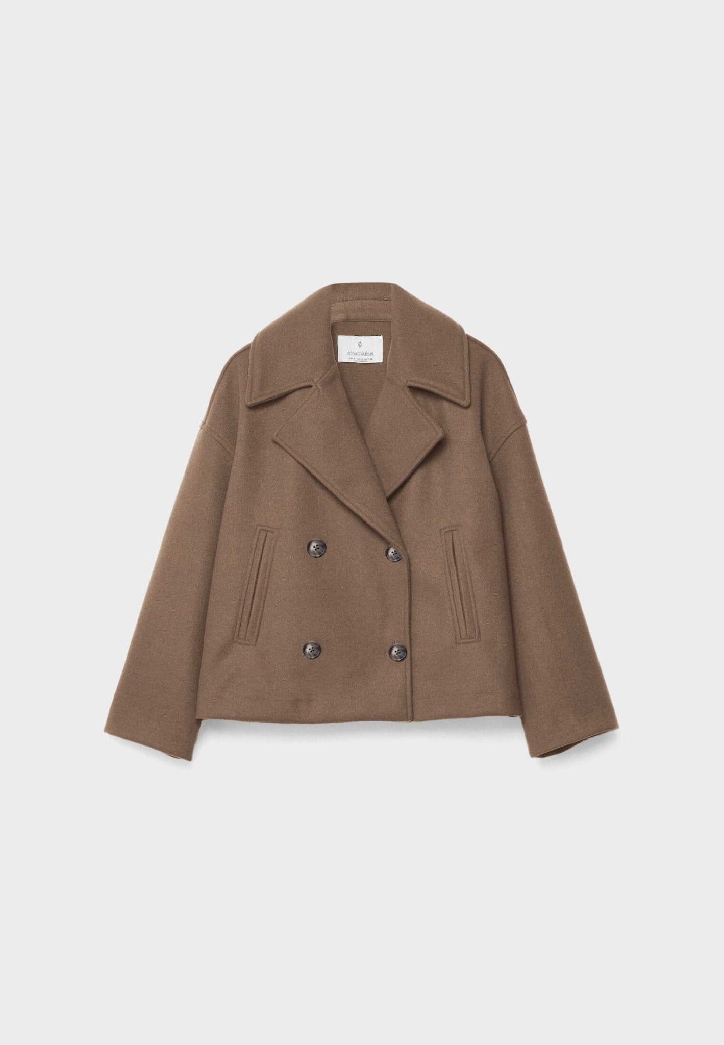 Veste Croisée Courte – Élégance Intemporelle