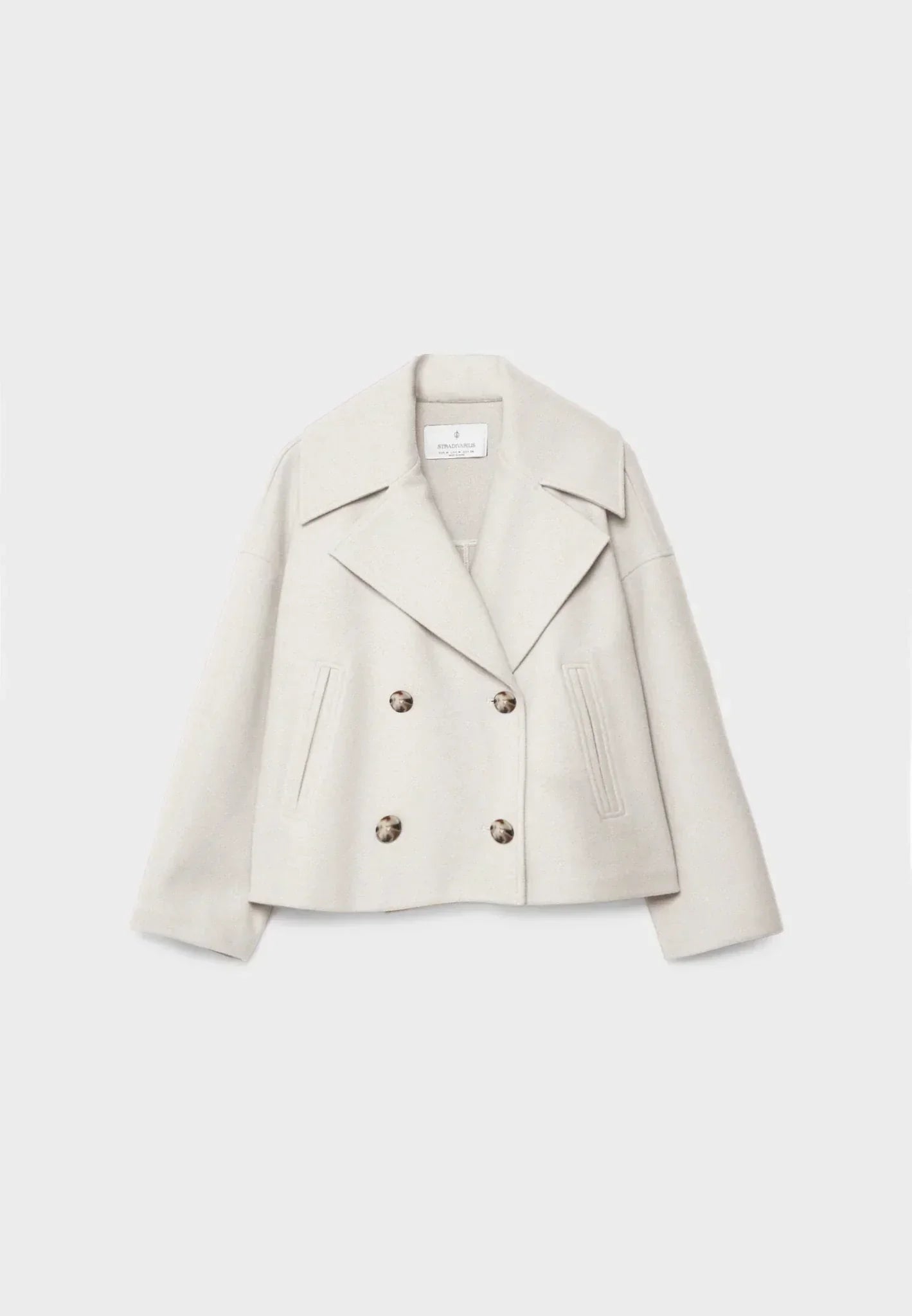 Veste Croisée Courte – Élégance Intemporelle