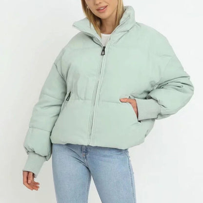 Veste Puffer Croppée – Chaleur & Design Élégant