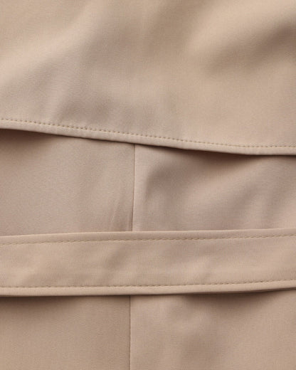 Trench Élégant – Coupe Longue et Design Confortable