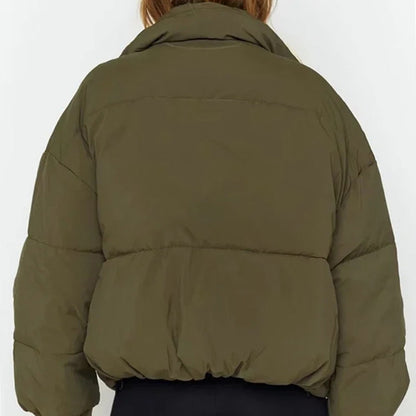 Veste Puffer Croppée – Chaleur & Design Élégant