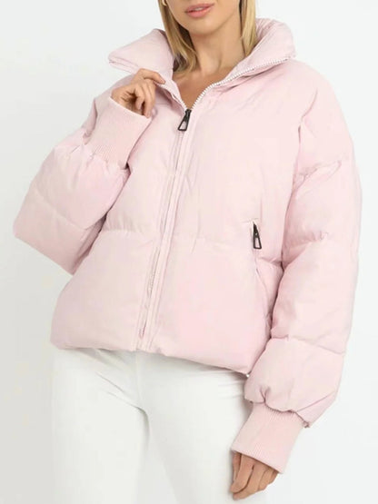 Veste Puffer Croppée – Chaleur & Design Élégant