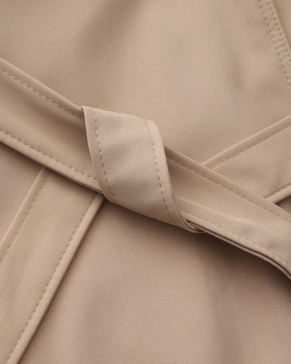 Trench Élégant – Coupe Longue et Design Confortable