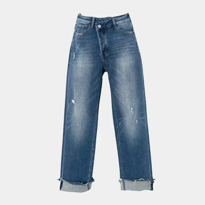 Jean Taille Haute – Confort et Coupe Élégante