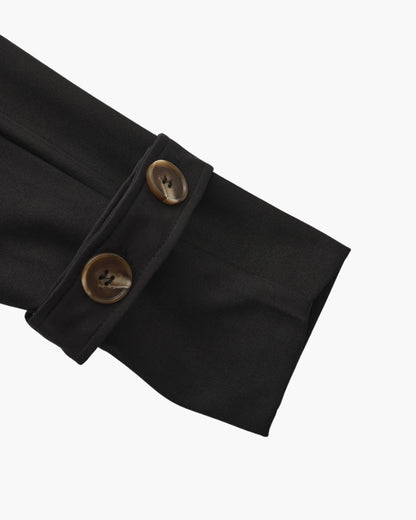 Trench Élégant – Coupe Longue et Design Confortable