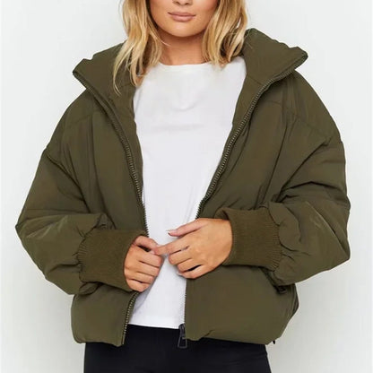 Veste Puffer Croppée – Chaleur & Design Élégant