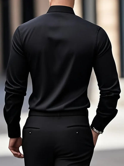 Chemise Slim Fit – Respirante & Élégance Intemporelle