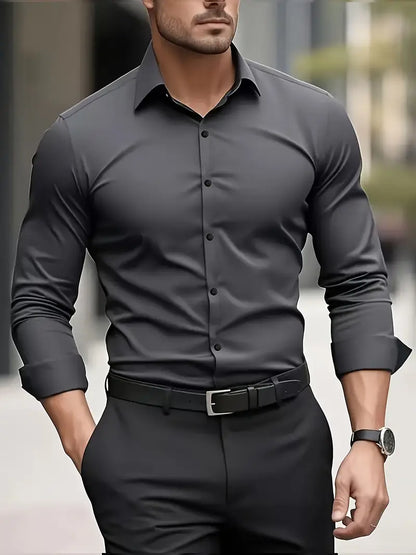 Chemise Slim Fit – Respirante & Élégance Intemporelle