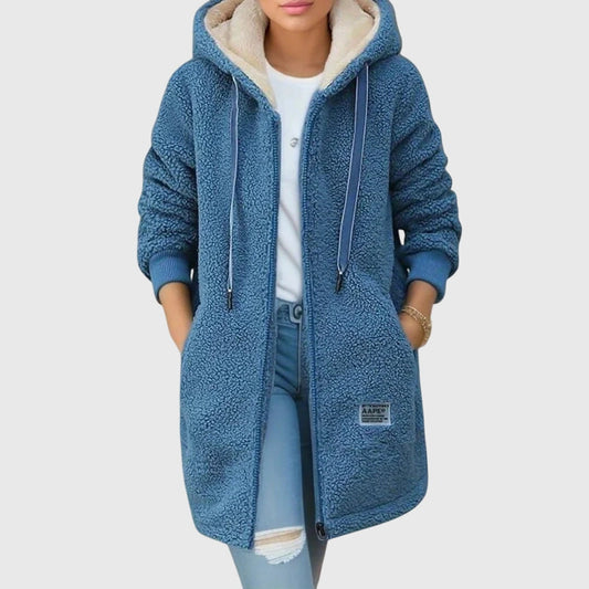 Veste en polaire teddy – Chaleur douce et élégance décontractée