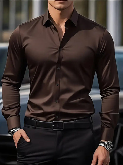 Chemise Slim Fit – Respirante & Élégance Intemporelle
