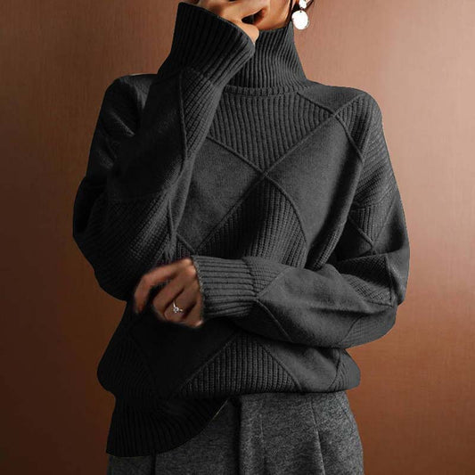 Pull Col Roulé – Chaleur Douce et Élégance Intemporelle