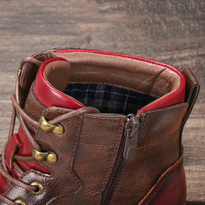 Bottes Oxford en Cuir – Élégance et confort à chaque pas