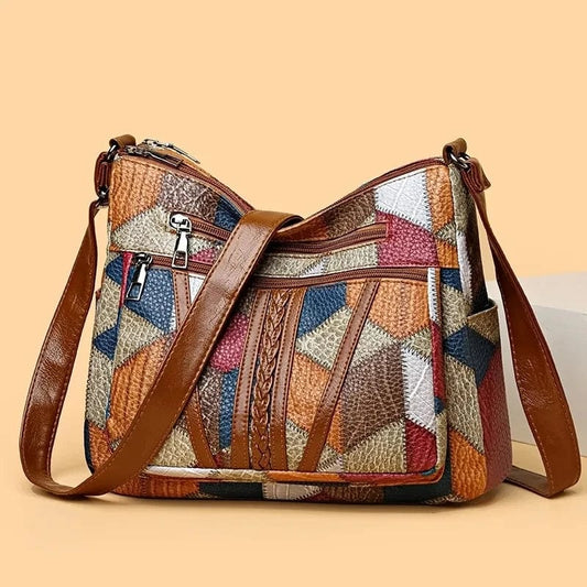 Sac Bandoulière Patchwork – Élégant, Pratique et Confortable