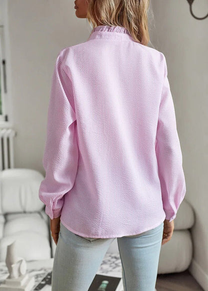 Blouse Polo – Élégance aux Détails Subtils
