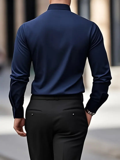 Chemise Slim Fit – Respirante & Élégance Intemporelle