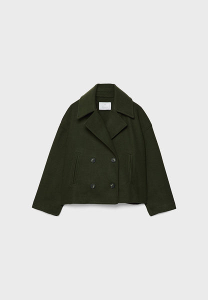 Veste Croisée Courte – Élégance Intemporelle