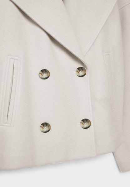 Veste Croisée Courte – Élégance Intemporelle