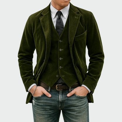 Blazer en Velours Côtelé – L’élégance intemporelle au quotidien